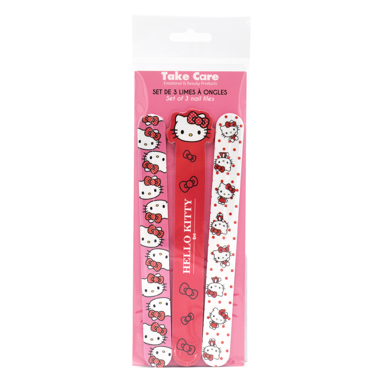 R.40510016 SET 3 LIMAS DE UÑAS HELLO KITTY 18 CM. cod. 9000919