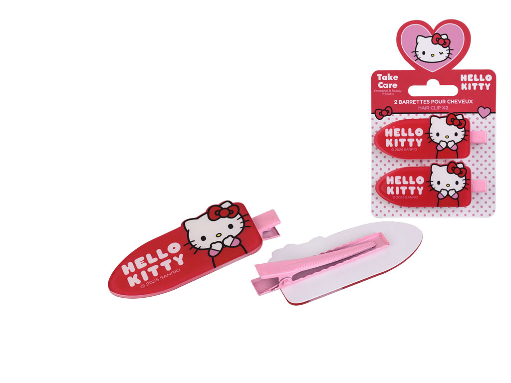 R.40510033 PACK 2 CLIPS DE PELO HELLO KITTY SURT-12 cod. 9000924