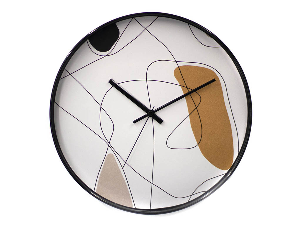 LINES CLOCK 30 CM. cod. 9100317