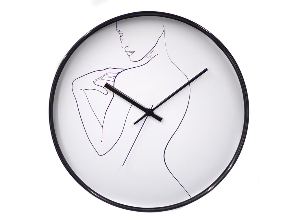 OUTLINE CLOCK 30 CM. cod. 9100318