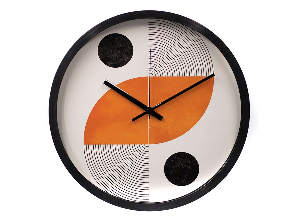 SYMMETRY CLOCK 30 CM. cod. 9100321