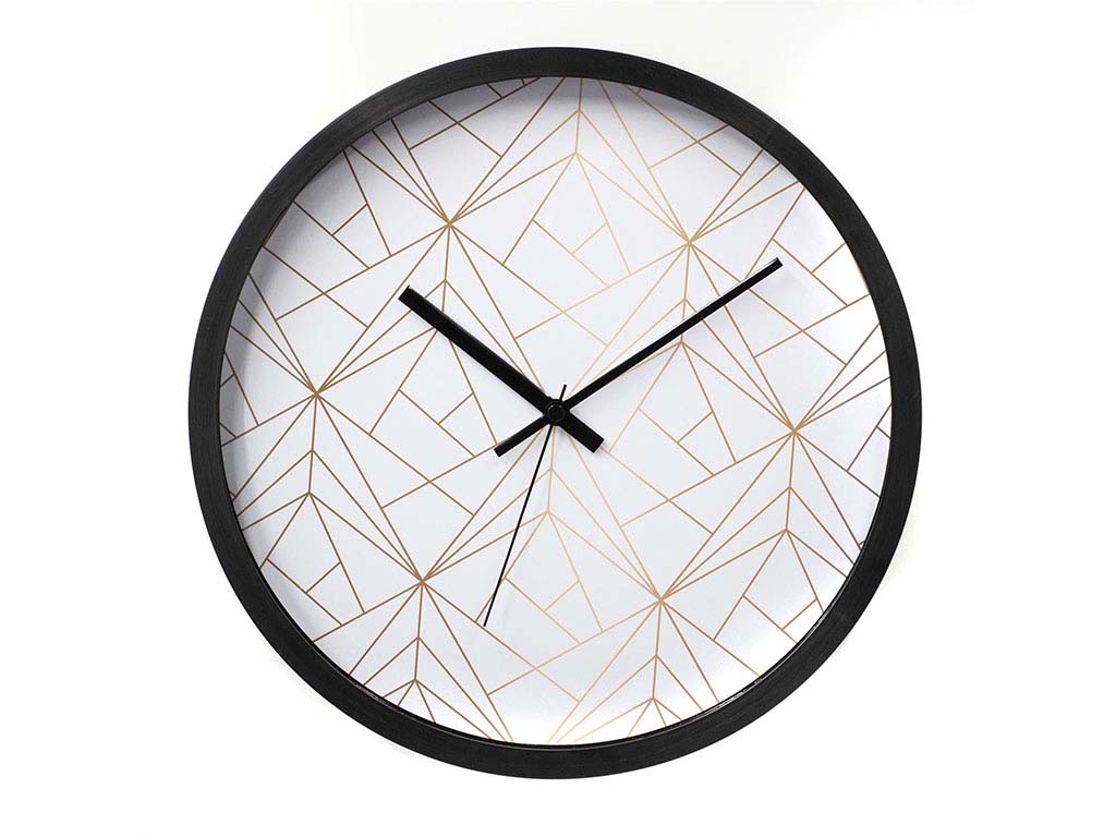 HORLOGE TRIANGLES 30 CM. cod. 9100324