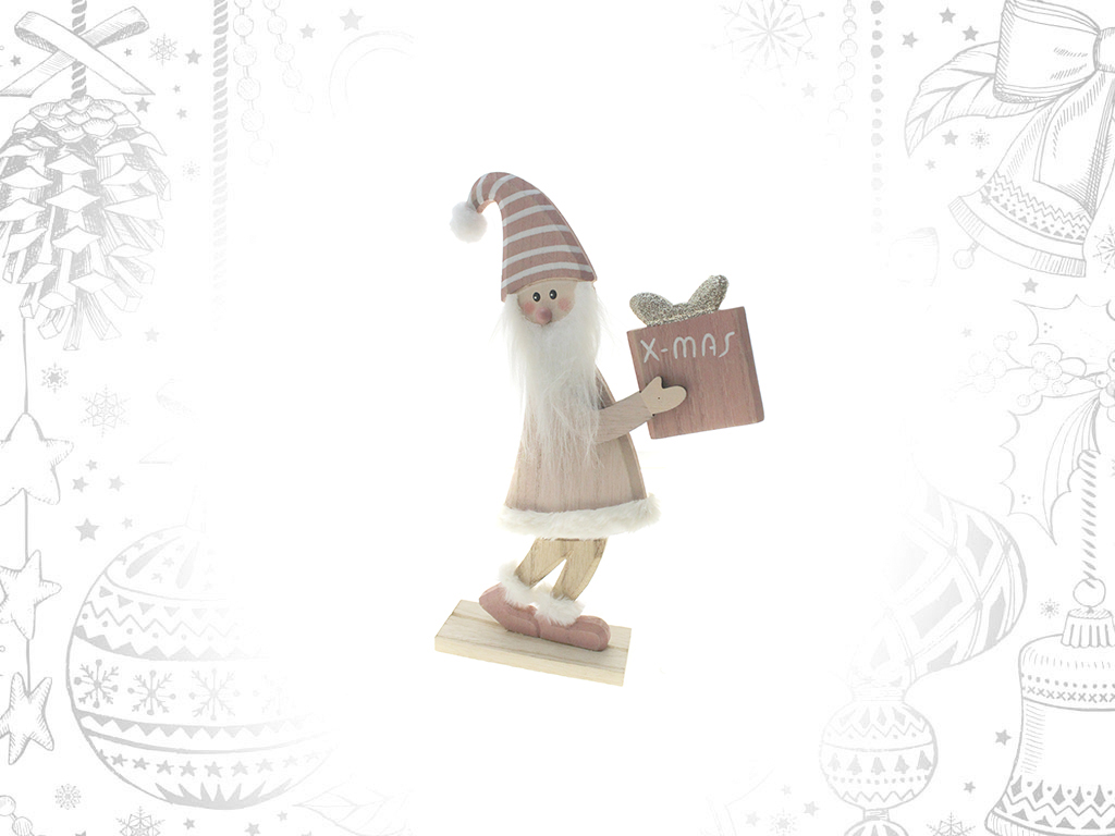 STAND PERE NOEL ROSE CADEAU cod. 9307626