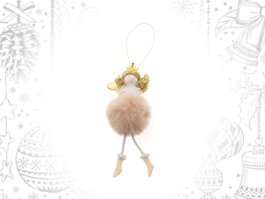 GIRL SNOWBALL FEET  HANGING FEET PINK cod. 9308111