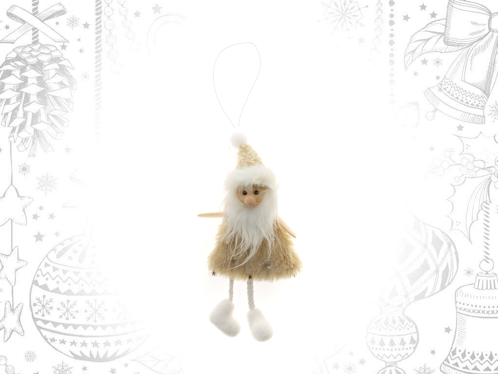 PENDENTIF PERE NOEL BEIGE cod. 9308326