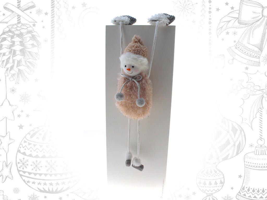 PINK SNOWMAN HANDS HANGING cod. 9308505