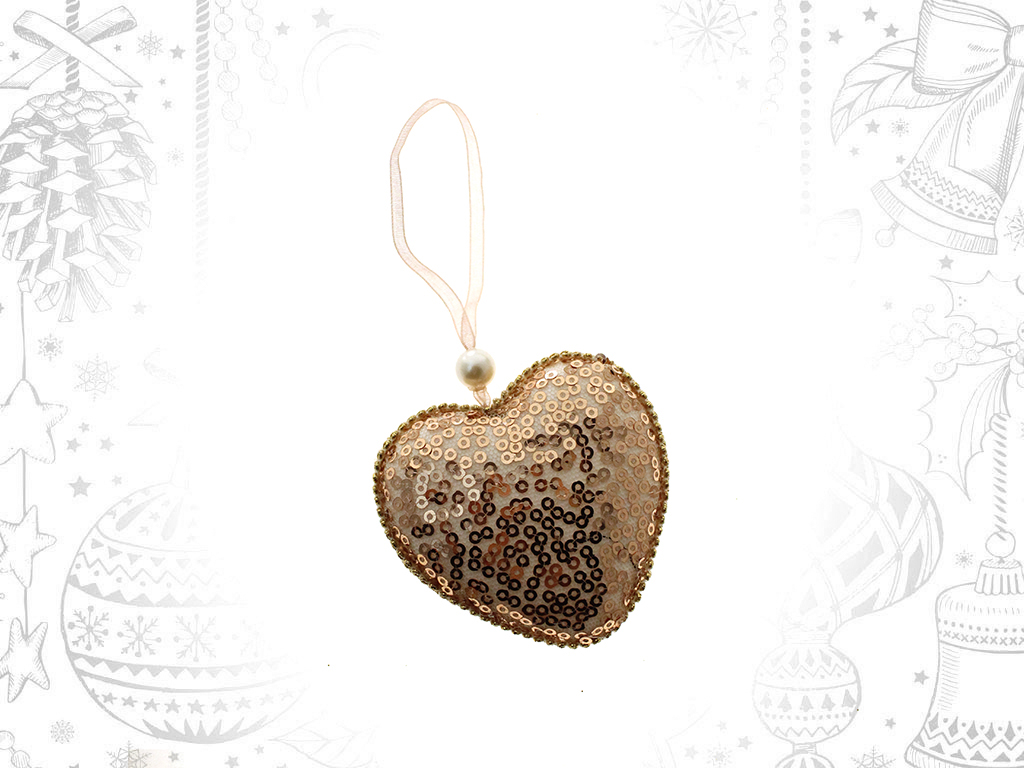 COLGANTE CORAZON ROSA cod. 9308773