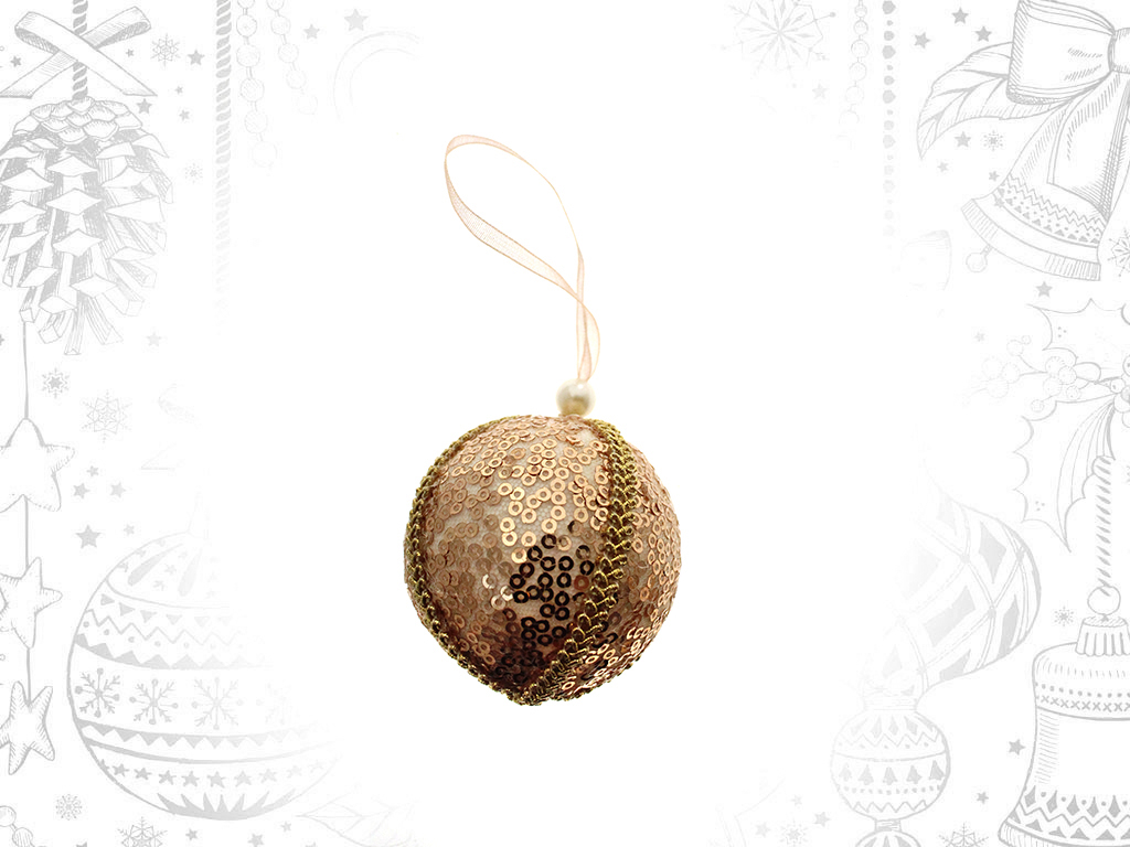 HANGING DECORATION SNOWBALL PINK cod. 9308776