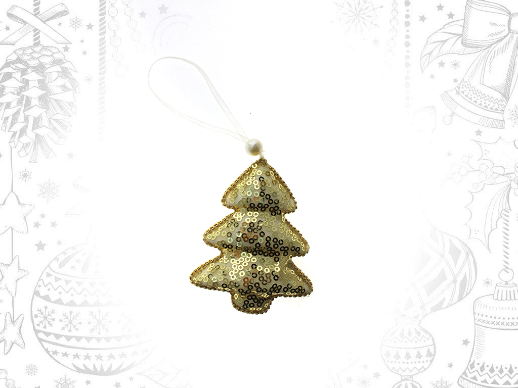 HANGING DECORATION GOLD TREE cod. 9308780