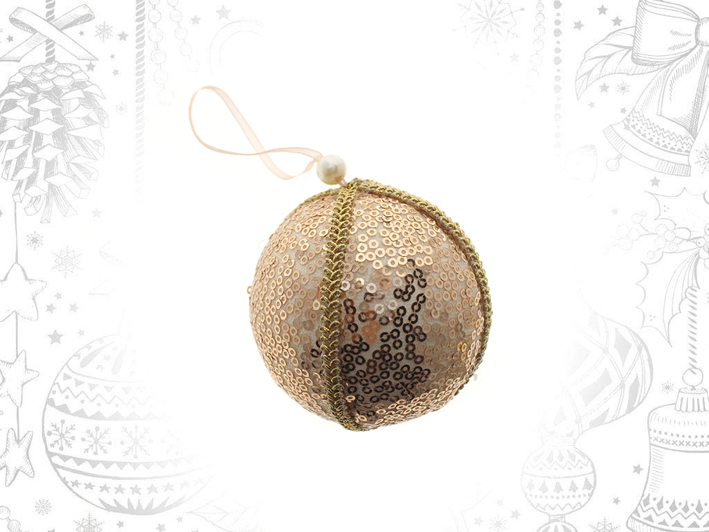 PENDENTIF BOULE GRAND. ROSE cod. 9308799