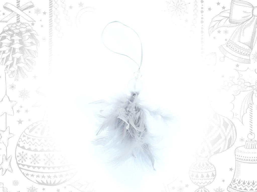 GRAY FEATHERS ORNAMENT cod. 9308942