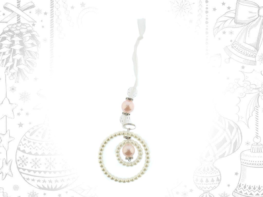 PINK CIRCLES ORNAMENT cod. 9309053