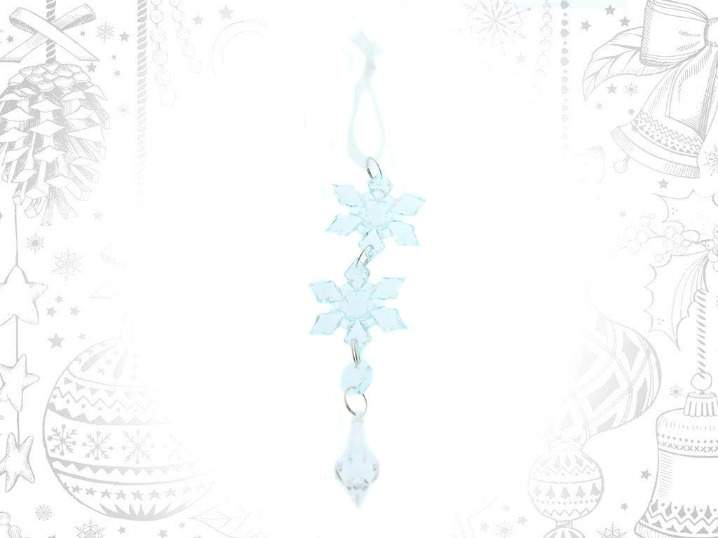 ORNAMENTO 2 FIOCCHI NEVE BLU cod. 9309065