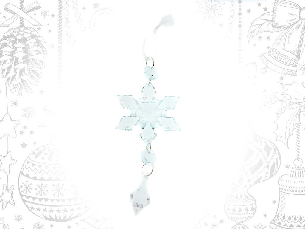 BLUE SNOWFLAKE ORNAMENT cod. 9309066