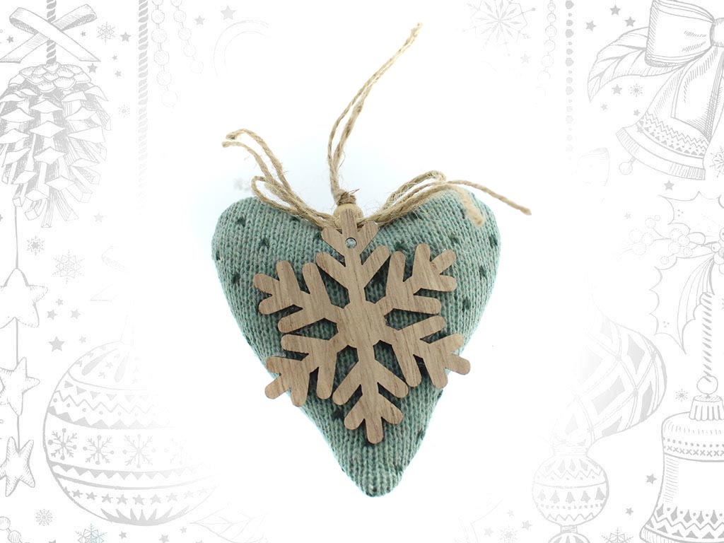 COLGANTE VERDE COPO CORAZON cod. 9309602