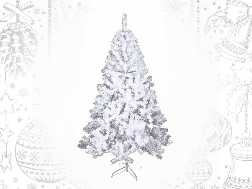 WHITE XMAS TREE 150cm -400T cod. 9309811