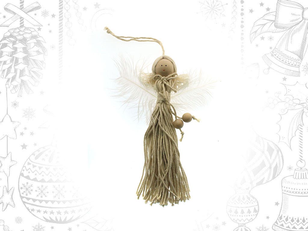 SMALL BROWN ANGEL ORNAMENT cod. 9309832