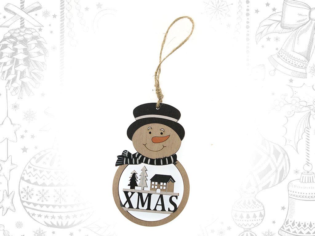 SNOWMAN SNOW ORNAMENT cod. 9310414