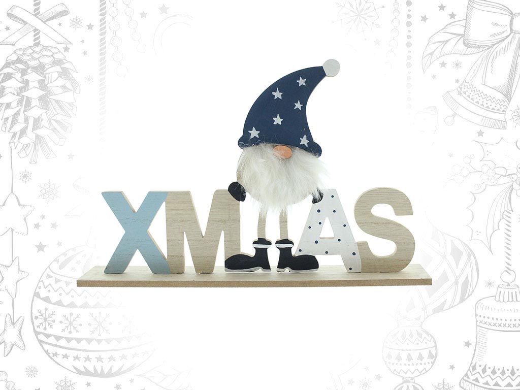 BLUE SANTA XMAS STAND cod. 9310478