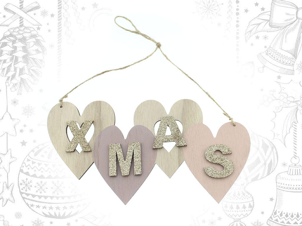 XMAS HEARTS ORNAMENT cod. 9310740