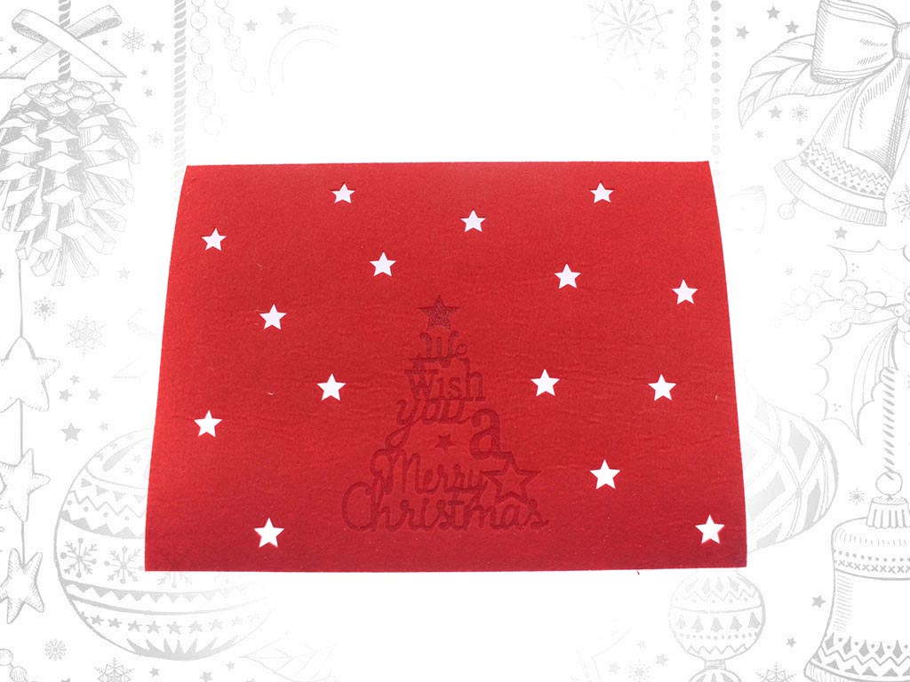 TOVAGLIETTA ROSSO MERRY CHRISTMAS cod. 9311061