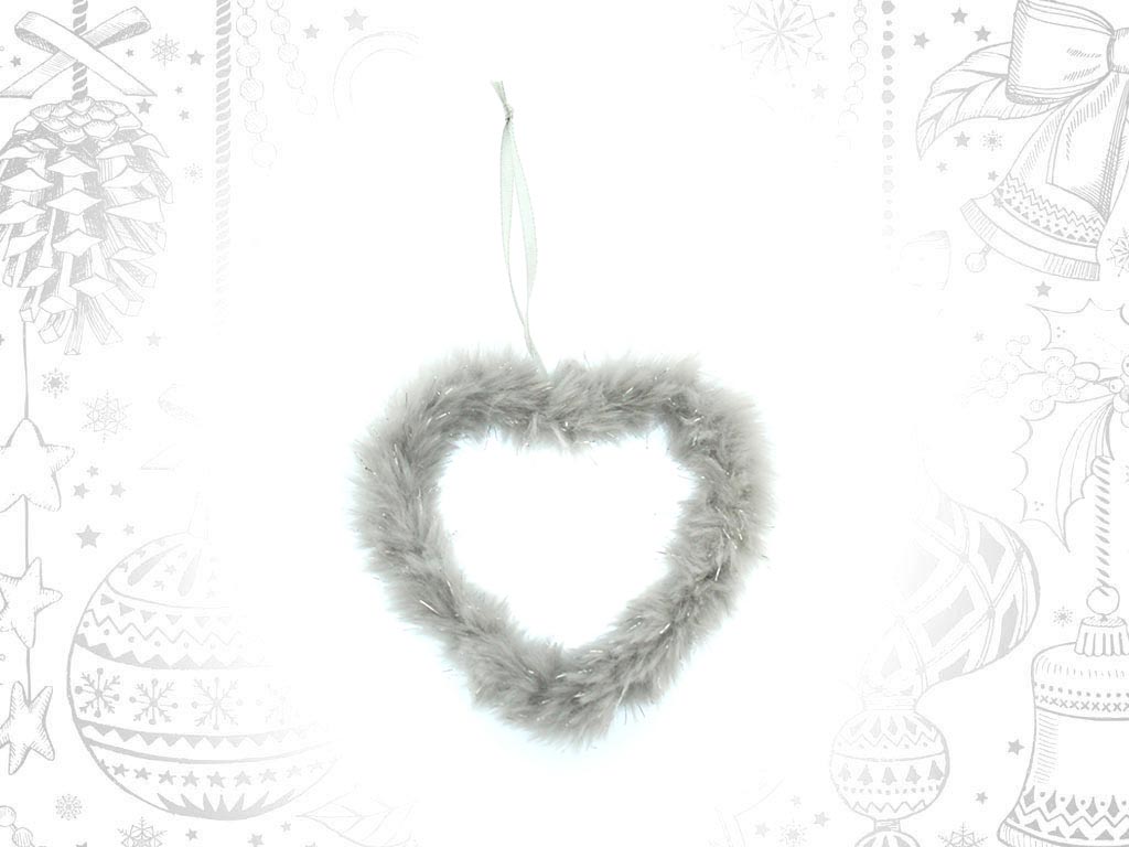 GREY HEART ORNAMENT cod. 9311167