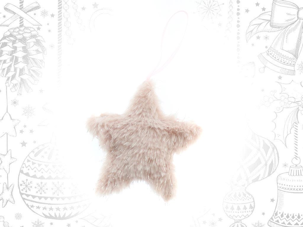 ORNAMENTO ESTRELA ROSA cod. 9311197