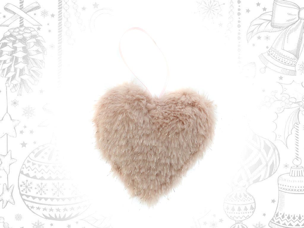 PINK HEART ORNAMENT cod. 9311198