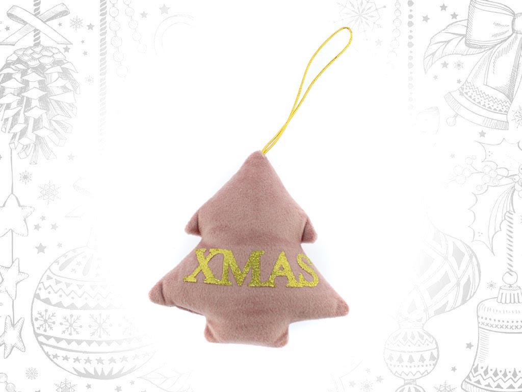 PINK XMAS TREE ORNAMENT cod. 9311311