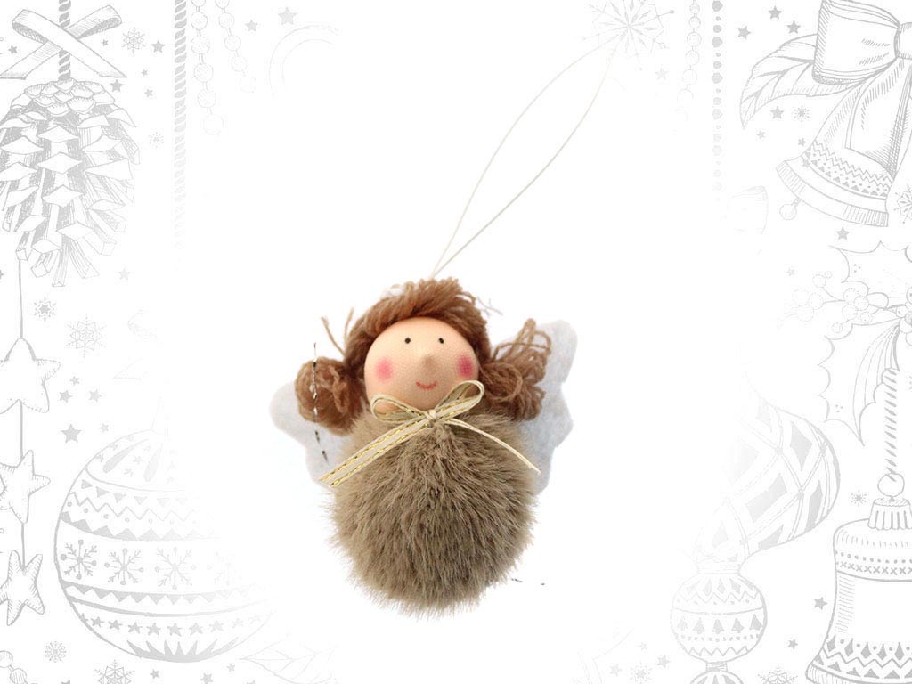 BROWN ANGEL ORNAMENT cod. 9311741