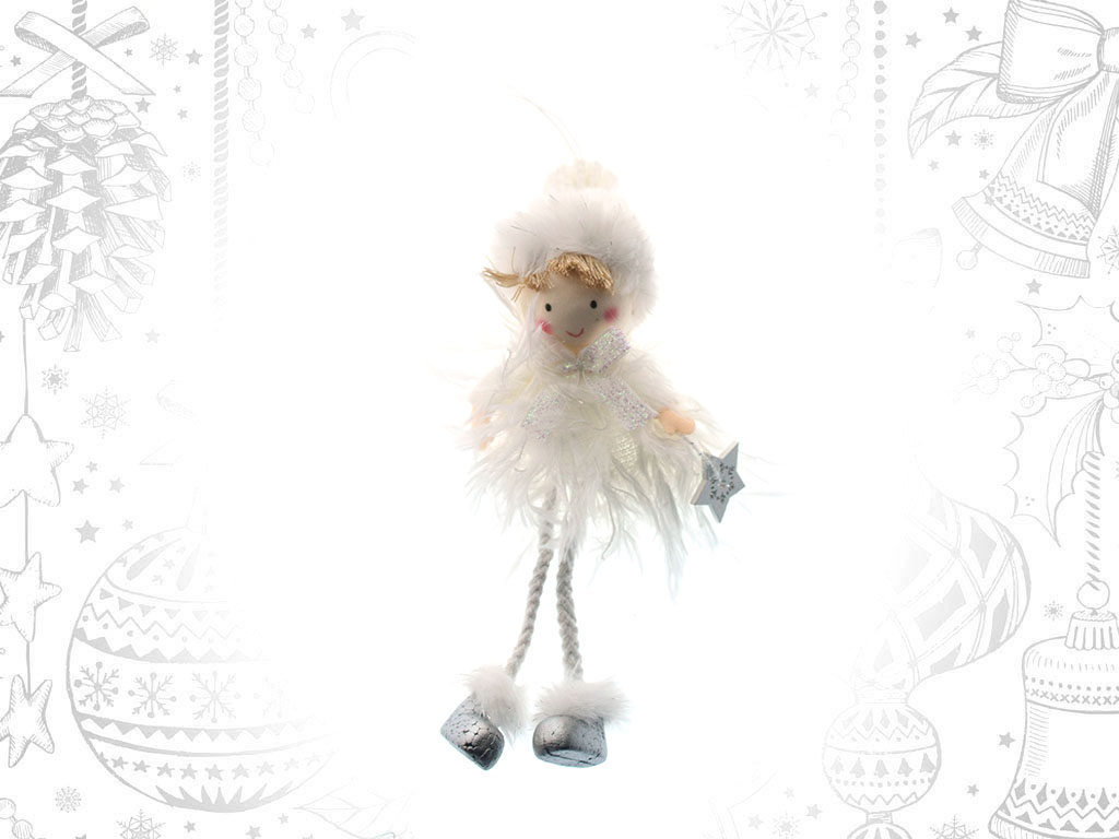 ORNEMENT GARÇON BLANC ETOILE cod. 9312284