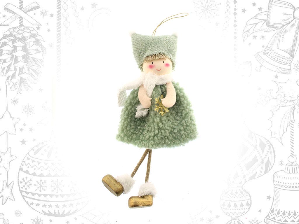 BOY GREEN HAT ORNAMENT cod. 9312407