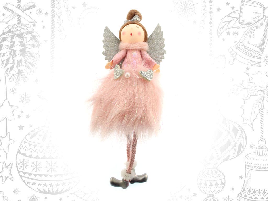 ANJO ROSA CORAÇOES SENTADO cod. 9312645