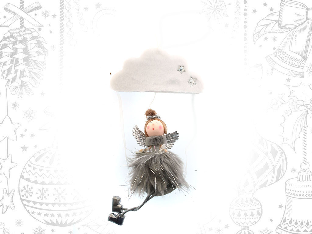 GRAY ANGEL CLOUD ORNAMENT cod. 9312653