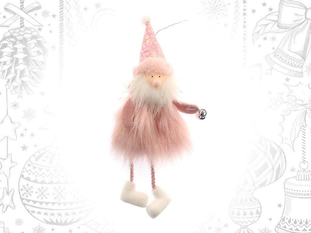 PINK SANTA ORNAMENT cod. 9312749