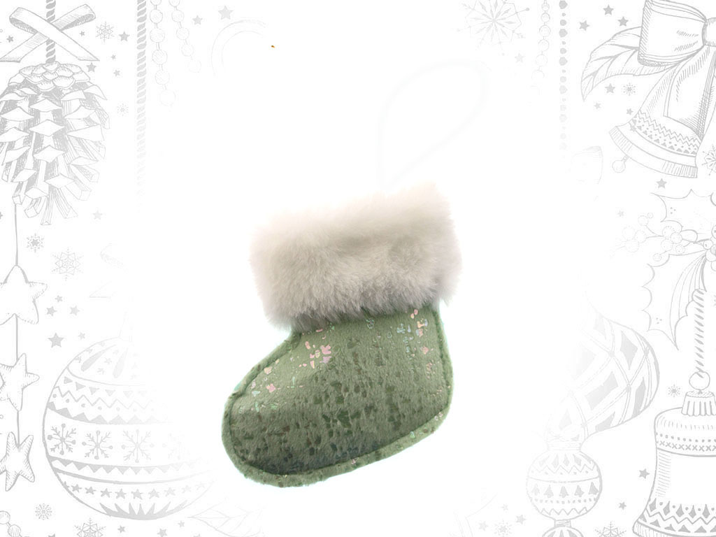 GREEN SOCK ORNAMENT cod. 9312874