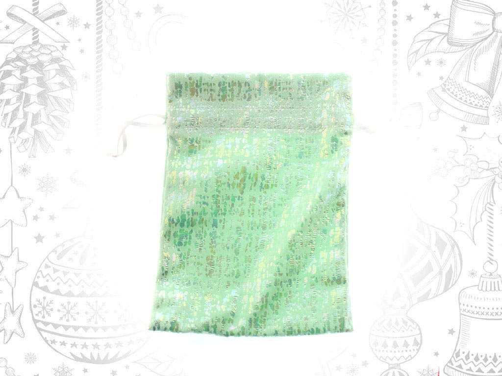 GREEN PLUSH BAG MED. cod. 9312925