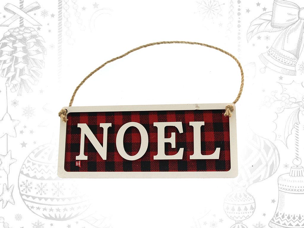 ORNAMENTO NOEL VICHY cod. 9313120