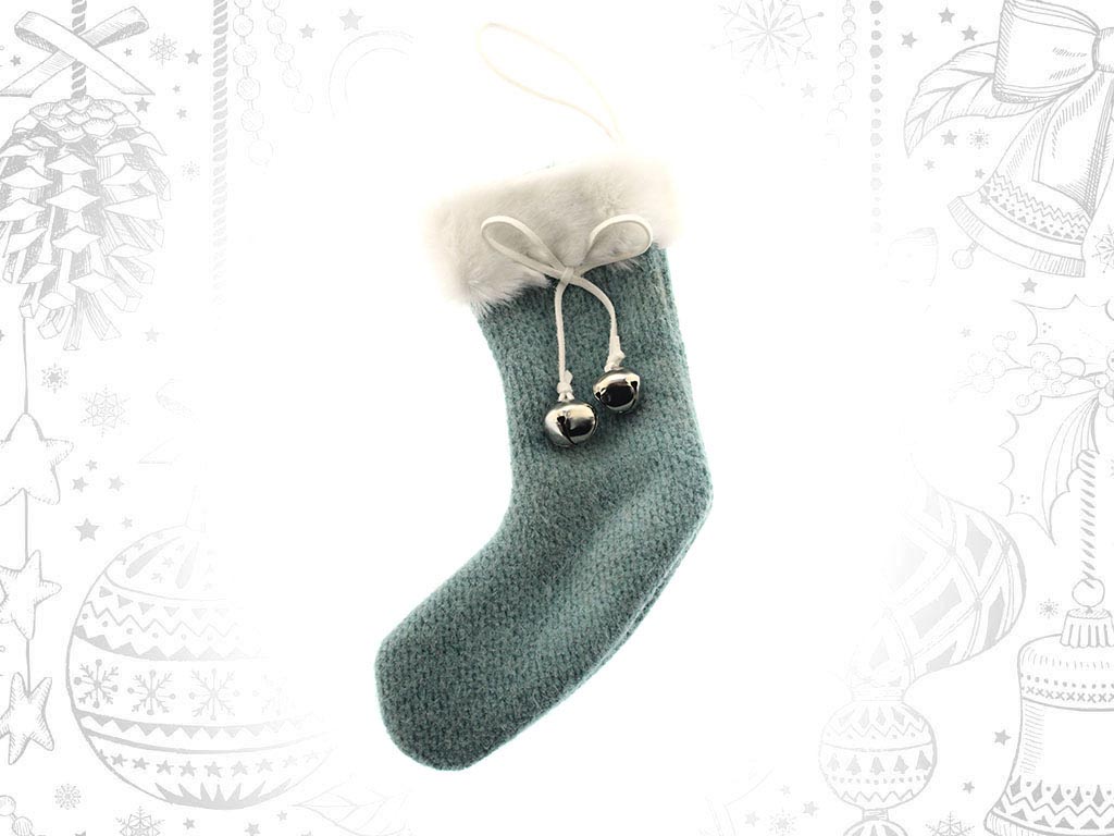 GREEN SOCK BELLS ORNAMENT cod. 9313146