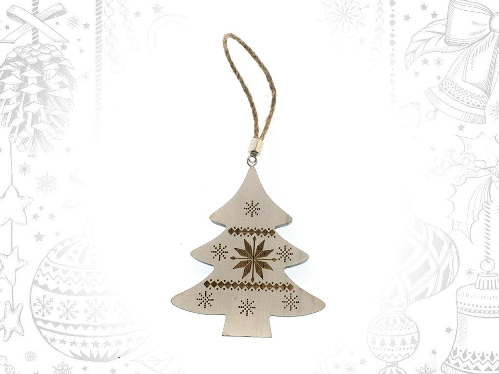 ORNAMENTO PEQ. ARVORE BRANCA cod. 9313200
