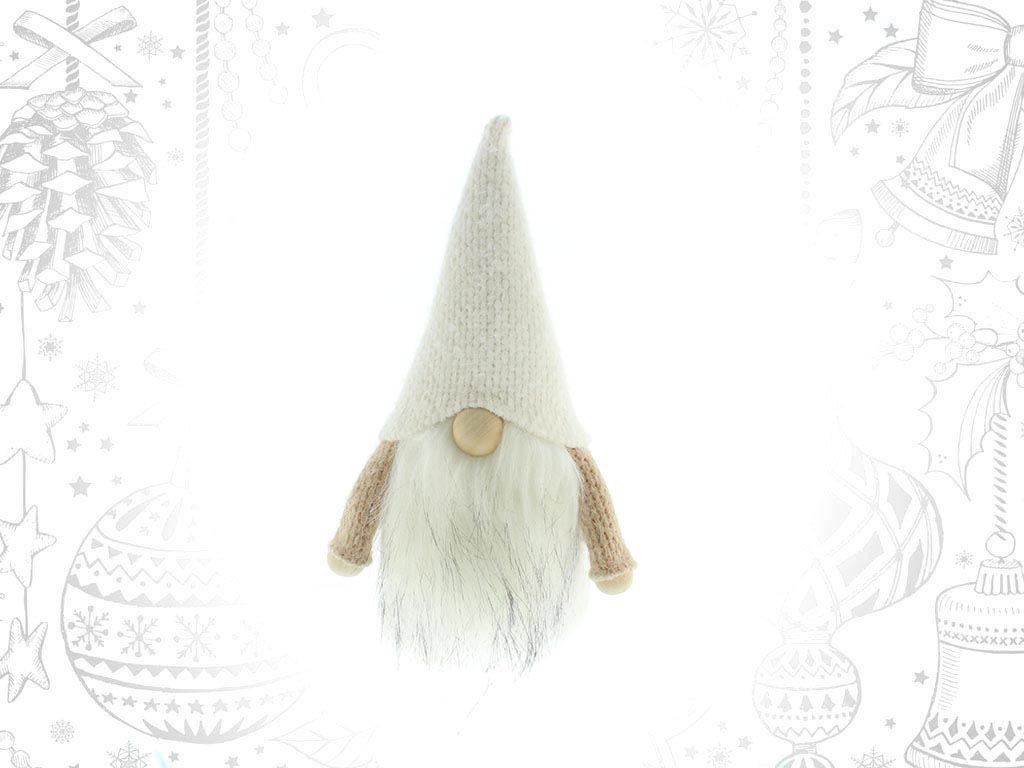 ORNAMENTO PAPAI NOEL BRANCO cod. 9313302