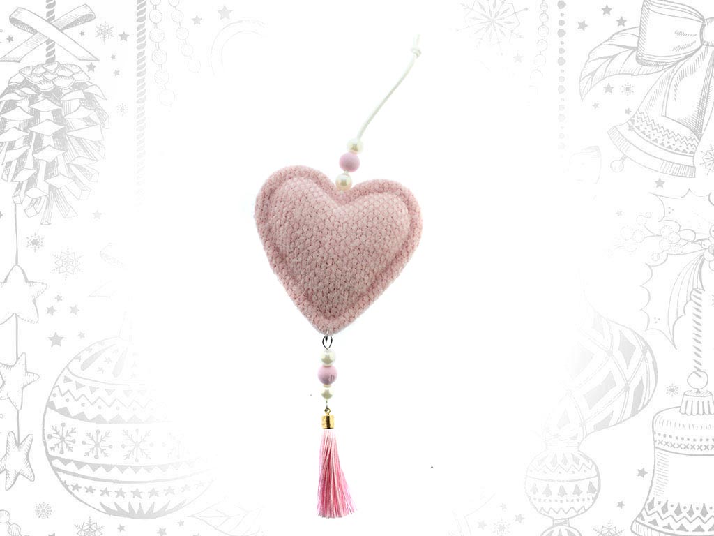 PINK HEART ORNAMENT cod. 9313478