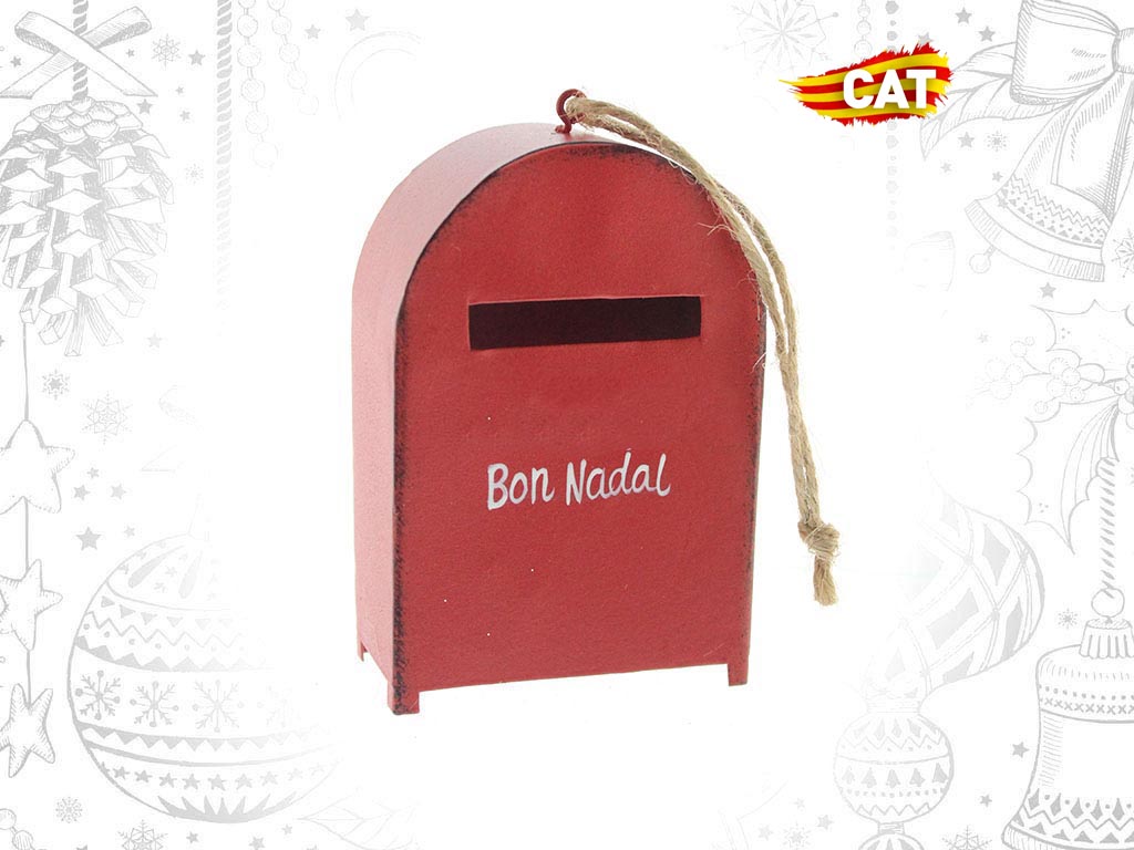 ORNAMENTO BUCHETTA IN METALLO BON NADAL cod. 9313923