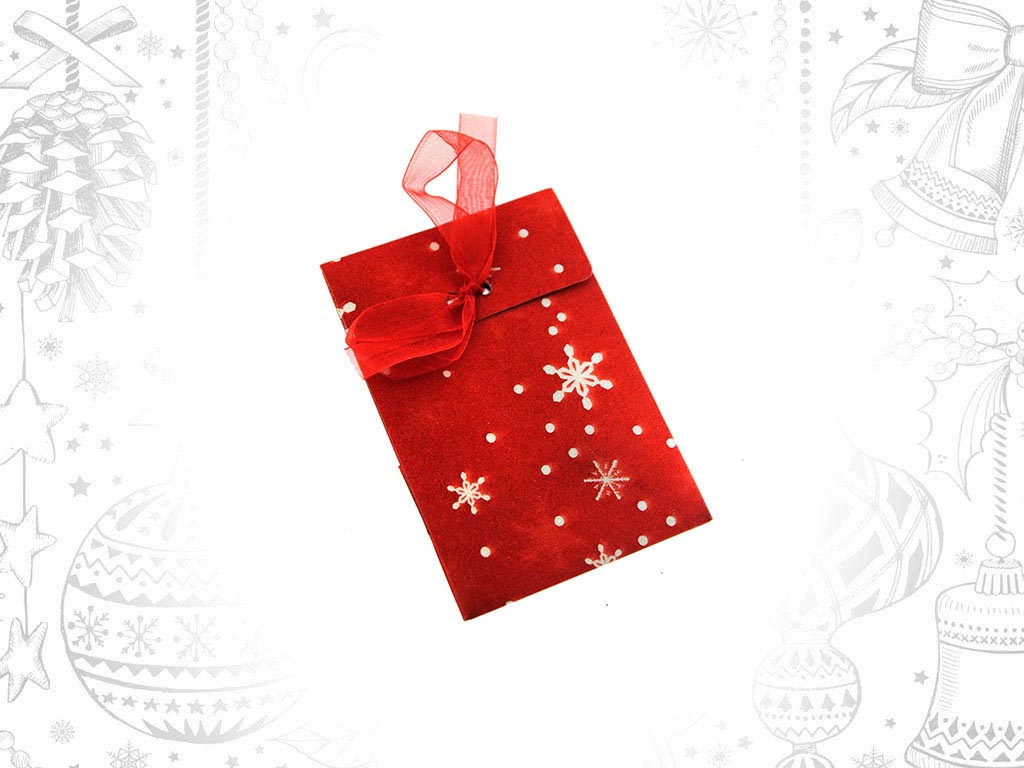 BORSA FIOCCO STELLE GLITTER ROSSO cod. 9313986