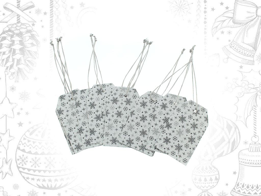 COLGANTE TAG ESTRELLAS GLITTER PLATA cod. 9314021