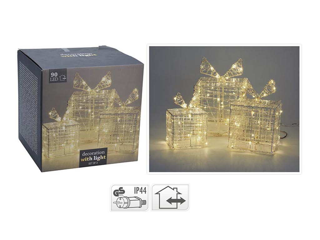 SET 3 REGALI 90 LED cod. 9314179