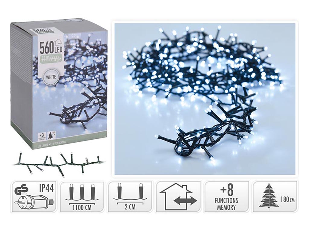 R.60010 GUIRNALDA MICRO 560 LED BLANCO FRIO cod. 9314194