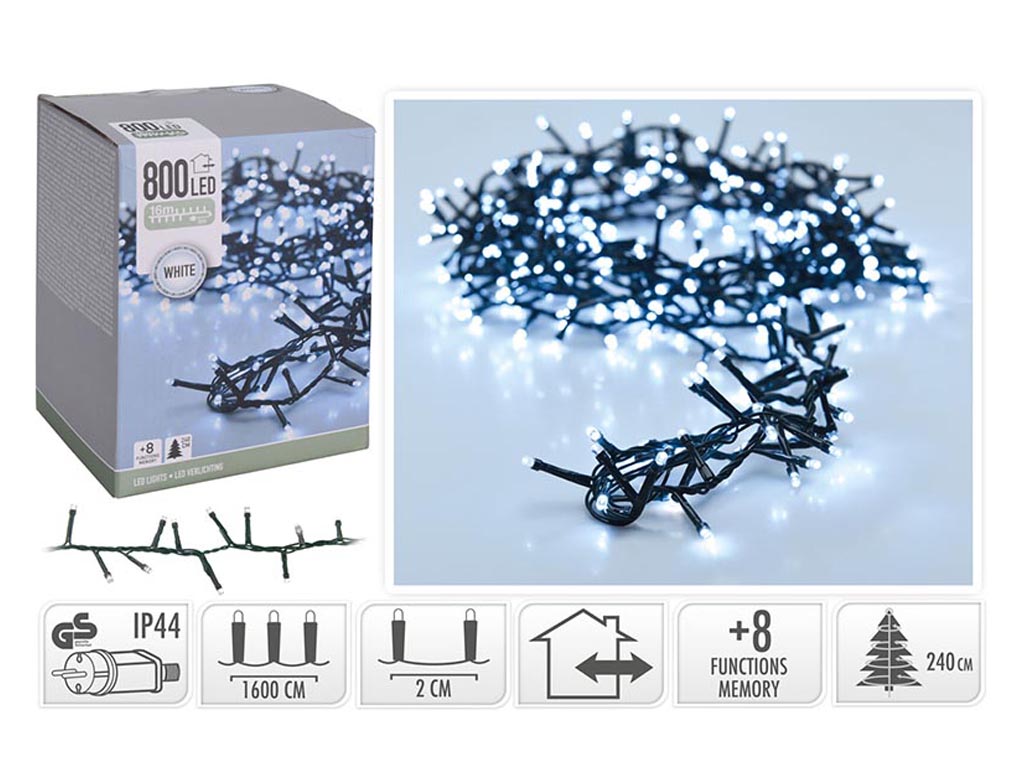 R.60030 GUIRNALDA MICRO 800 LED BLANCO FRIO cod. 9314196