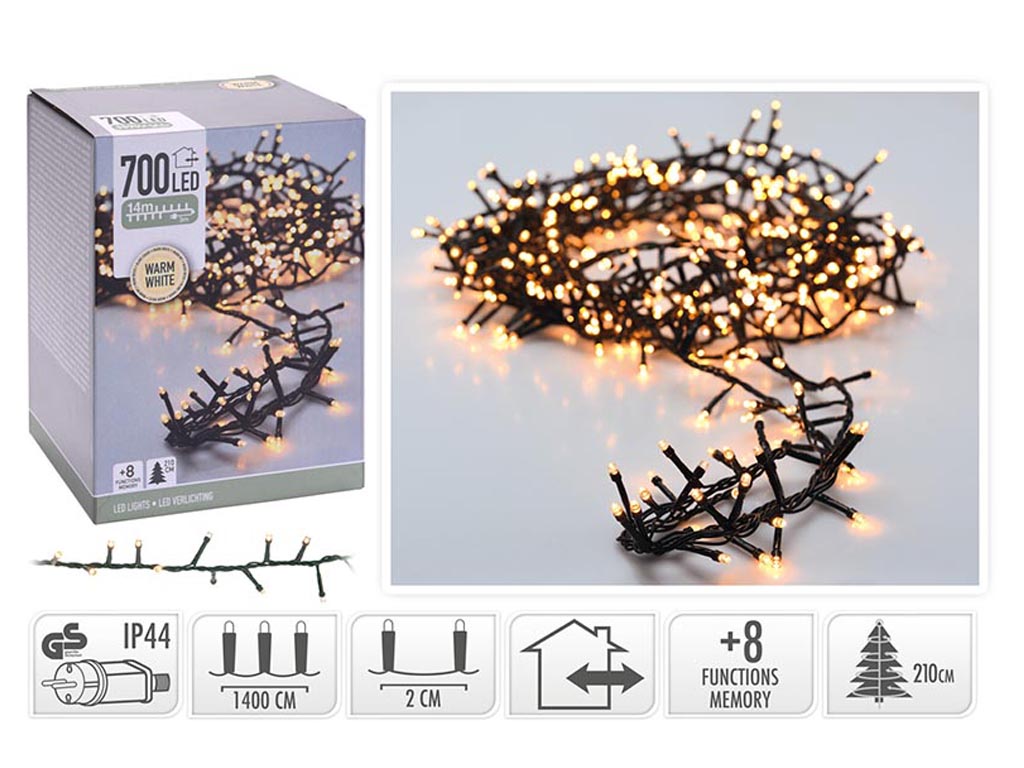 R.60120 GUIRNALDA MICRO 700 LED BLANCO CALIDO cod. 9314203