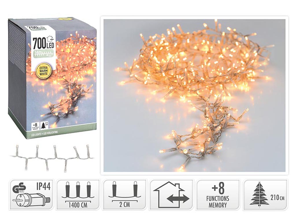 R.60420 GUIRNALDA MICRO 700 LED BLCO EXTRA CALID cod. 9314216